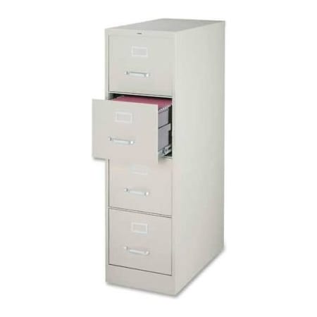 Sp Richards Lorell® 4-Drawer Heavy Duty Vertical File Cabinet, 18"W x 26-1/2"D x 52"H, Gray LLR60199
